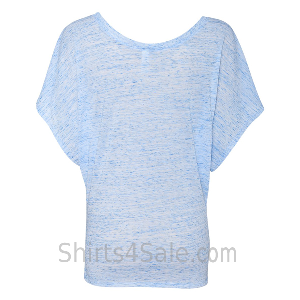 Blue Marble Women's Dolman Draped Shirt back view