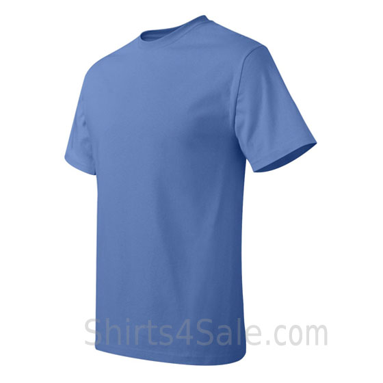 carolina blue neck tag-free men's t shirt side view