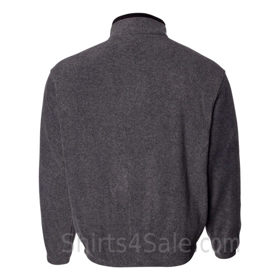 Charcoal Fleece Jacket back view