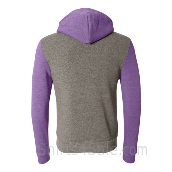gray grey light purple fleece