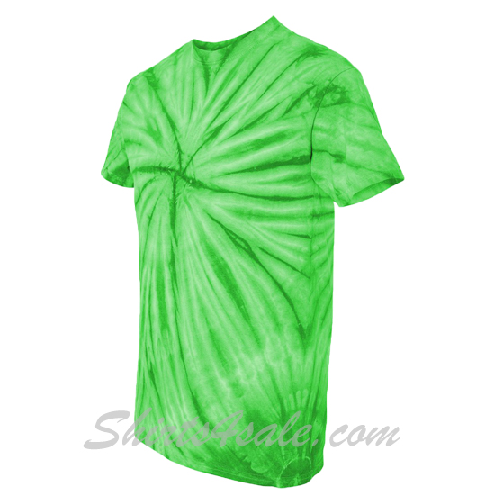 Lime Cyclone Pinwheel Short Sleeve T-Shirt side view