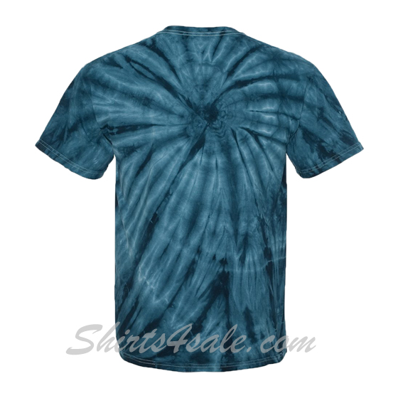 Navy Cyclone Pinwheel Short Sleeve T-Shirt back view