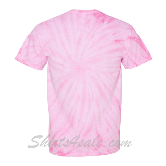 Pink Cyclone Pinwheel Short Sleeve T-Shirt back view
