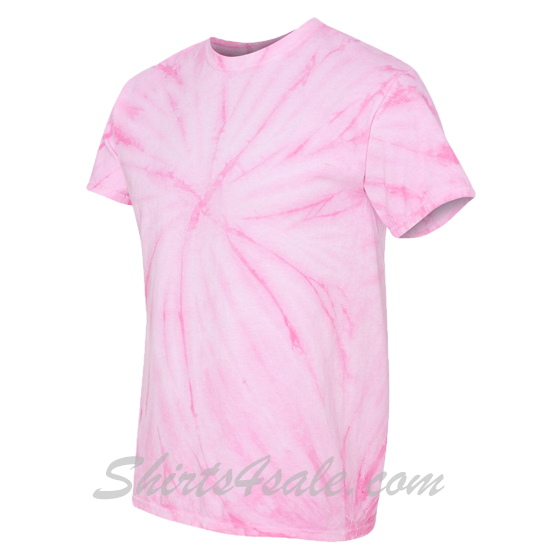 Pink Cyclone Pinwheel Short Sleeve T-Shirt side view