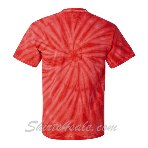 Red Cyclone Pinwheel Short Sleeve T-Shirt back view