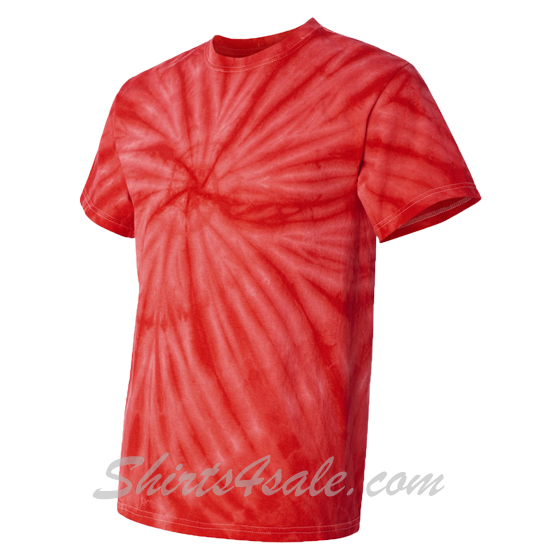 Red Cyclone Pinwheel Short Sleeve T-Shirt side view